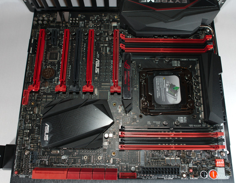 Asus Rampage V on the Desk